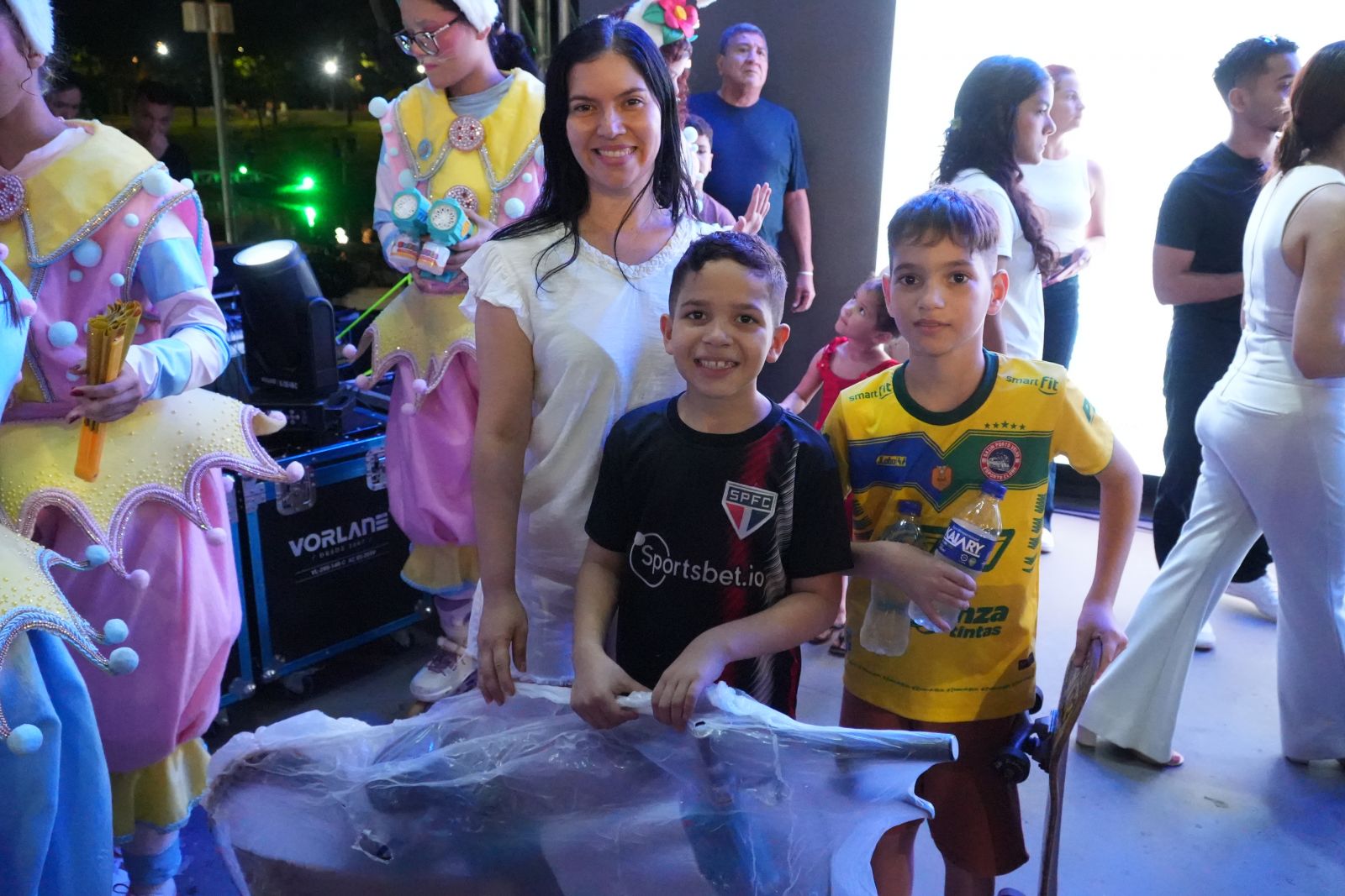  Nislane Araújo, emocionada, lembrou da expectativa do filho